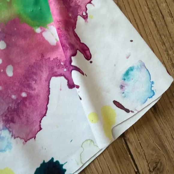 Blackmilk Multicolor meow pocket Lora zombie Watercolor Splash Circle Skirt OG - Picture 4 of 7